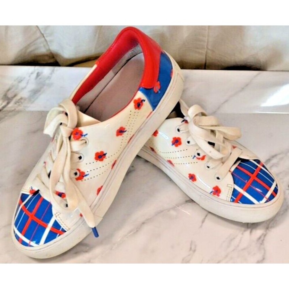 Tory Sport Golf Sneaker Women's Size 5.5 Med Bright Floral Limited Edition
